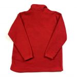 a red vintage ralph lauren quarter-zip fleece