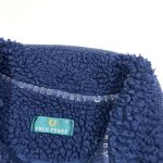 a fred perry pull-over navy sherpa fleece