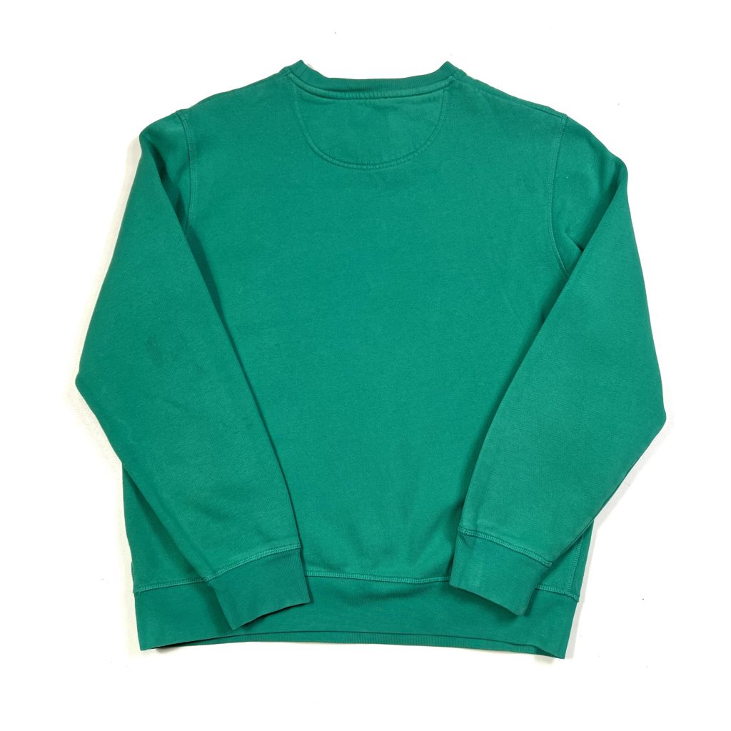 a vintage barbour printed green sweatshirt