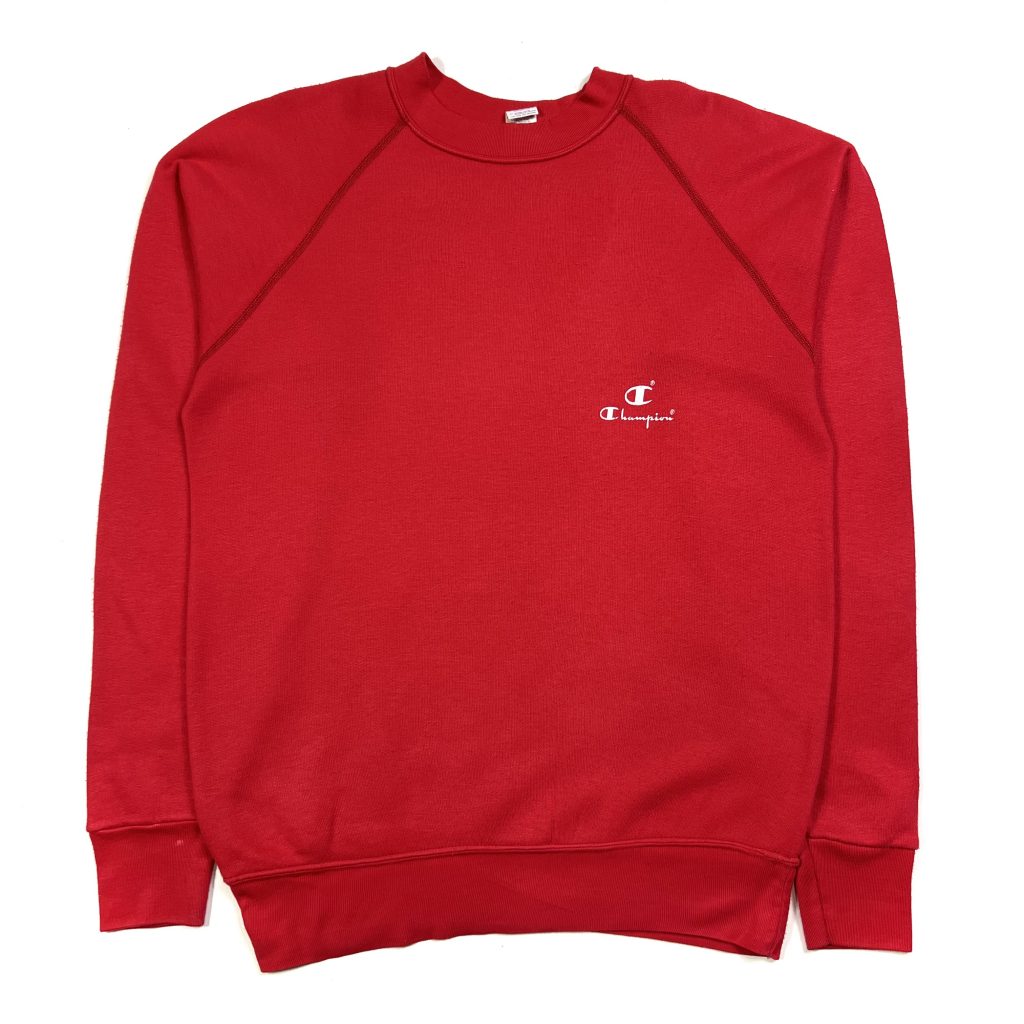 vintage 90s Champion essential sweatshirt in red