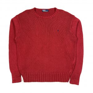 Vintage Ralph Lauren red knit jumper
