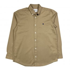 a vintage carhartt brown long sleeved shirt