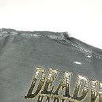 A vintage Harley-Davidson motorcycle grey t-shirt