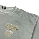 A vintage Harley-Davidson motorcycle grey t-shirt