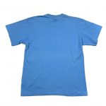 bright blue adidas short sleeve t-shirt with miniature logo
