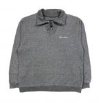 Vintage Champion grey quater-zip sweatshirt