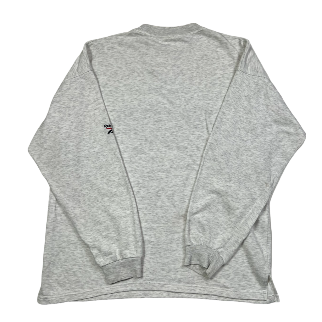 Reebok embroidered grey vintage sweatshirt