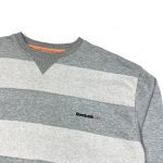 vintage grey reebok sweatshirt with embroidered miniature union jack logo