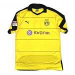 uma branded borussia dortmund yellow football shirt