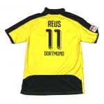 vintage borussia dortmund yellow football shirt with printed number 11