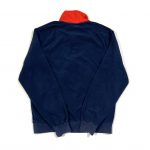 nike navy half-zip fleece with red front zip pocket