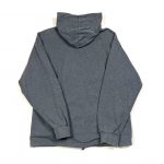 90s vintage nike grey zip hoodie with swoosh logo