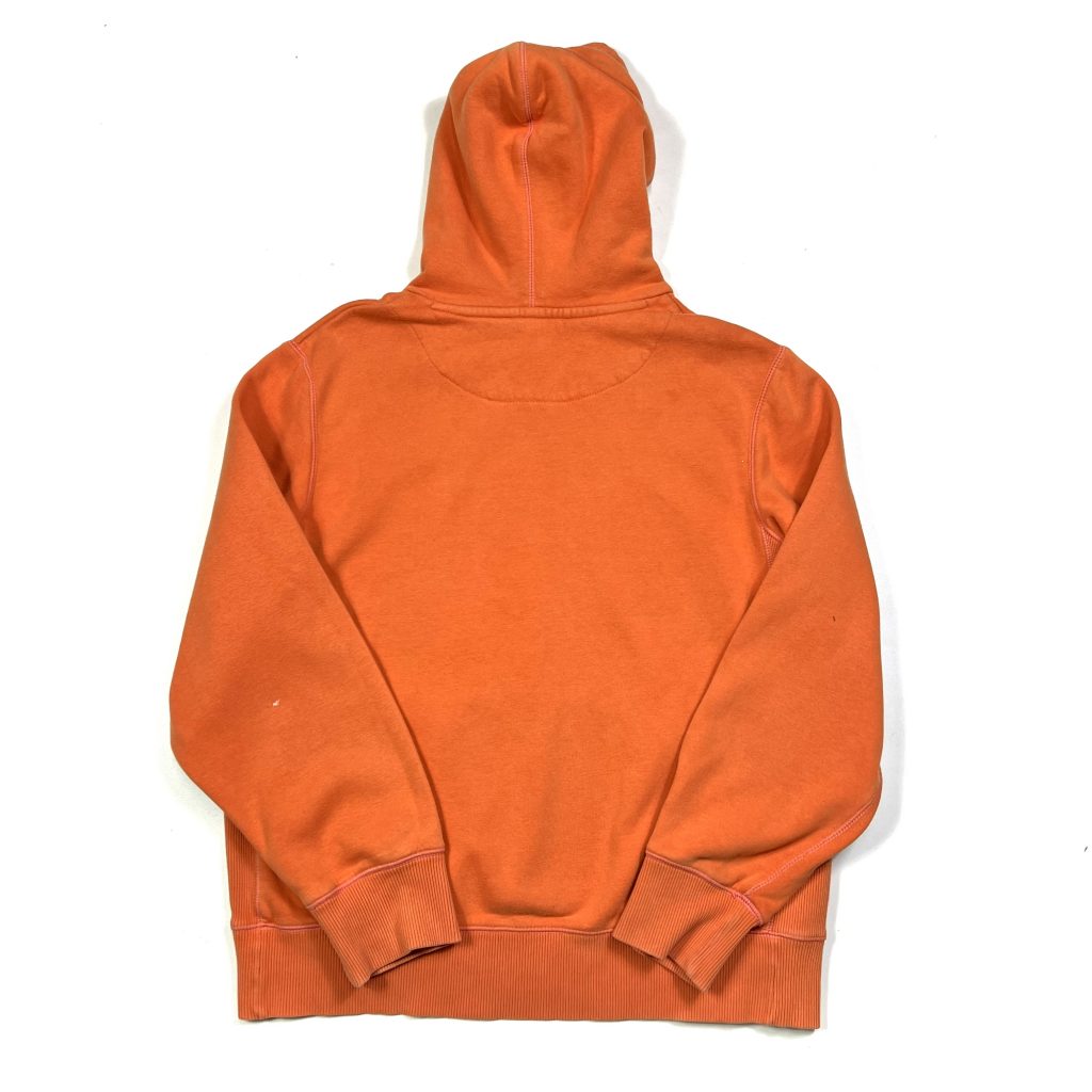 orange vintage nike club hoodie