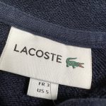 lacoste printed big crocodile logo navy hoodie