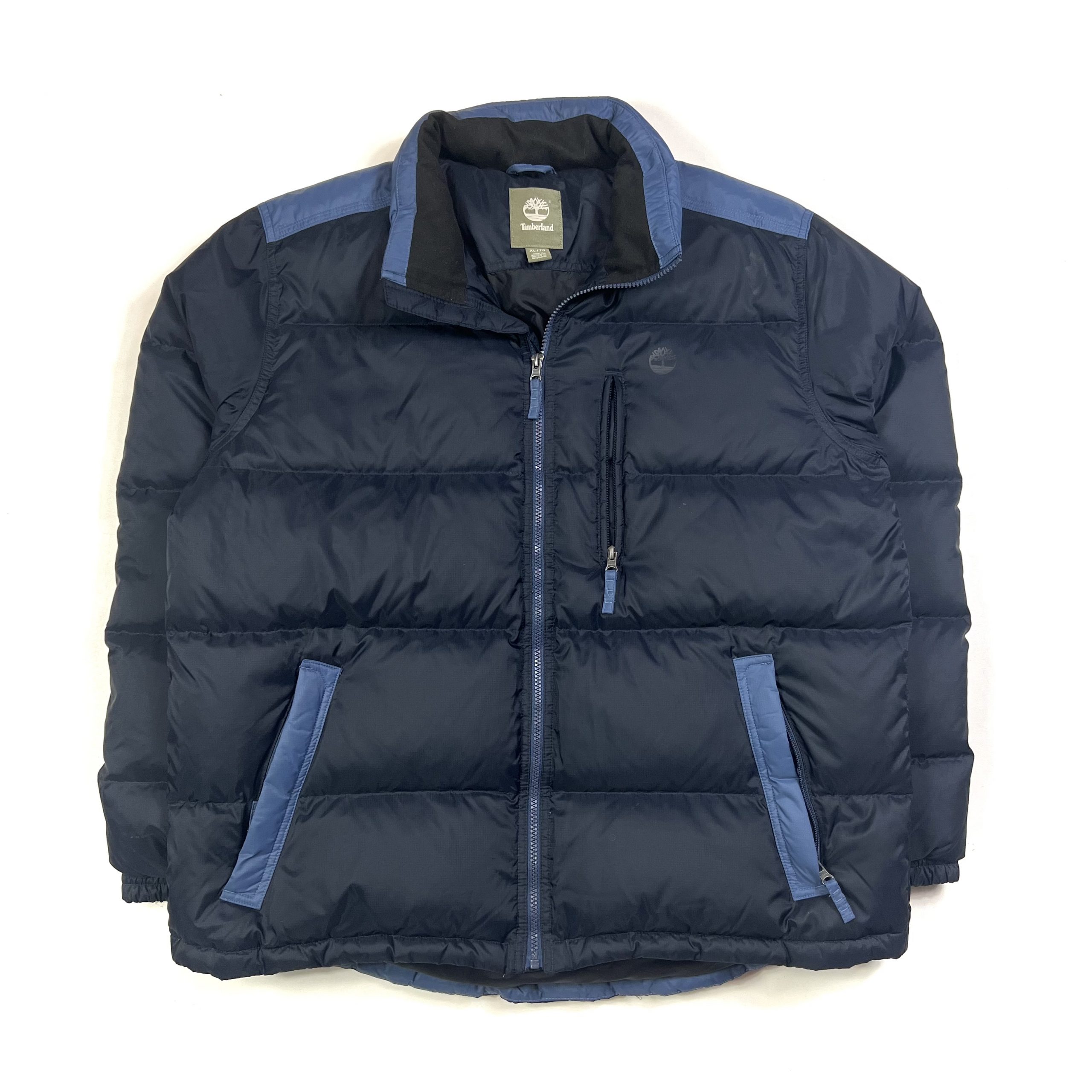 Timberland Puffer Jacket - Navy - Coats & Jackets - TMC Vintage Clothing