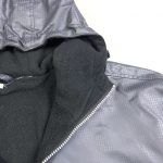 henri lloyd fleece lined waterproof hooded grey jacket