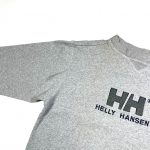vintage helly hansen grey sweatshirt with fluffy “HH” logo