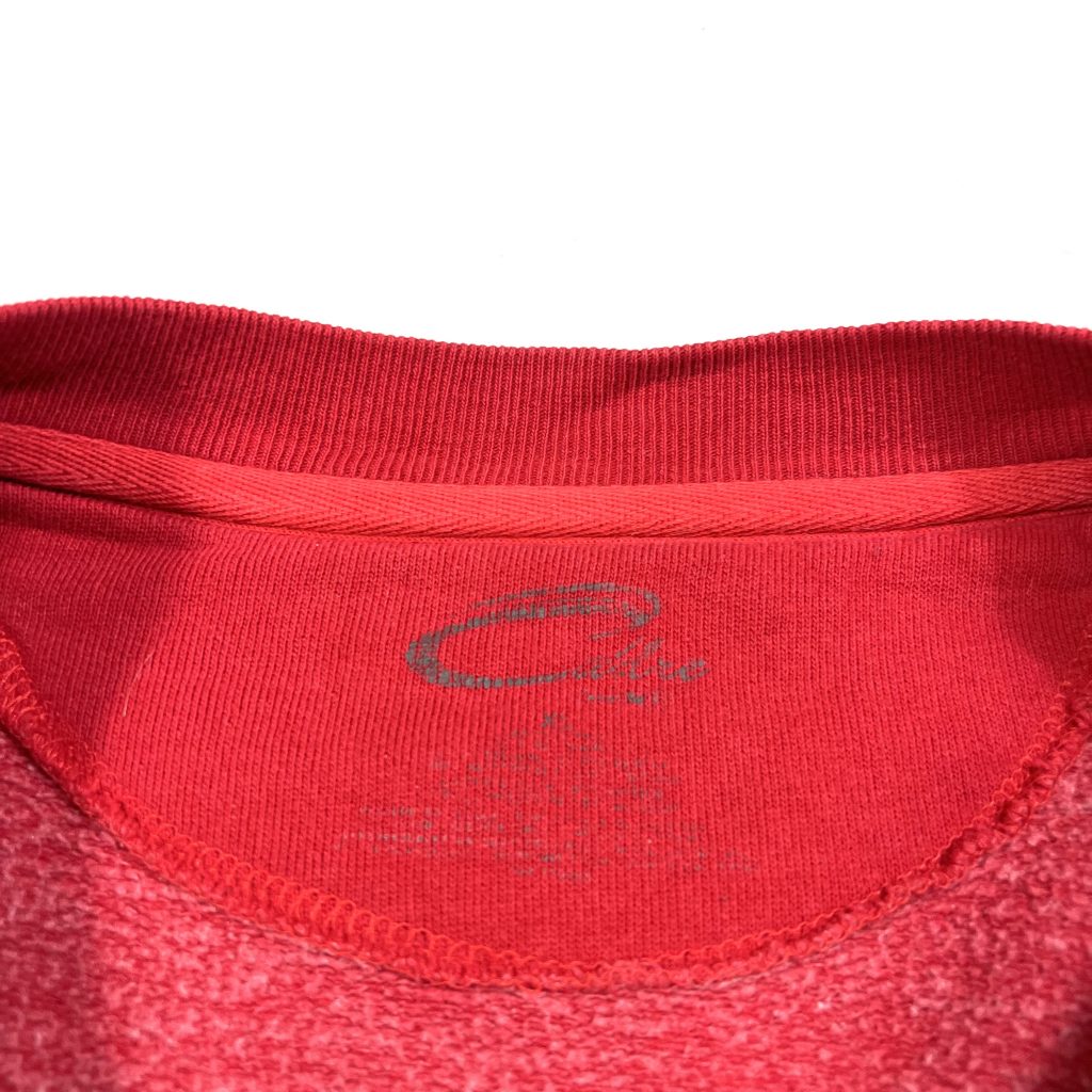 vintage red embroidered usa basketball sweatshirt