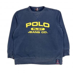 polo ralph lauren navy vintage sweatshirt