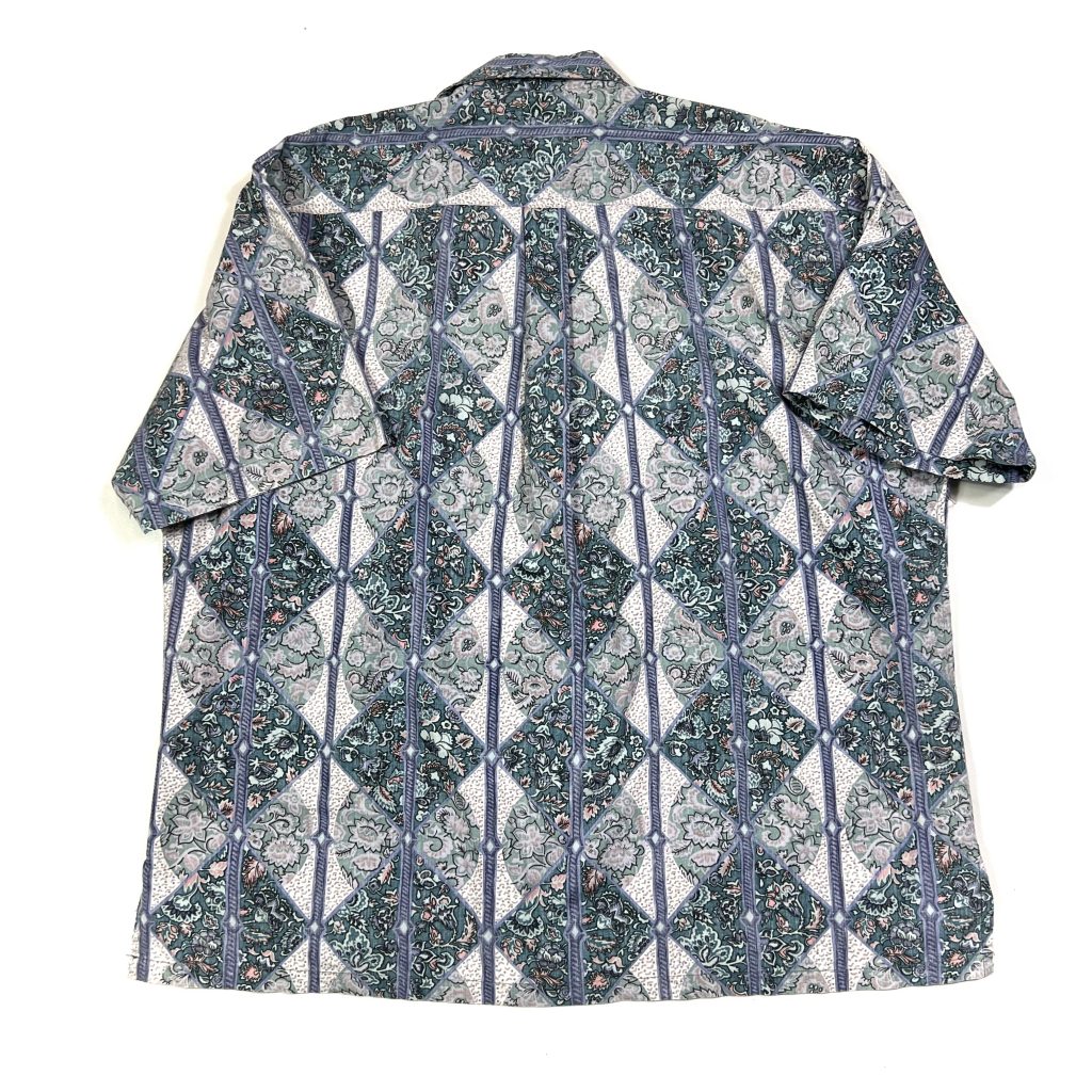 90s patterned vintage short sleeve shirt