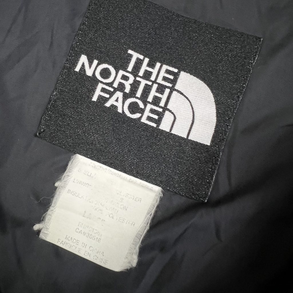 Black The North Face Zip Up Puffer Gilet