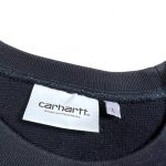 vintage carhartt black printed spell out sweatshirt