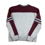 vintage champion grey spell out script logo printed sweatshirt