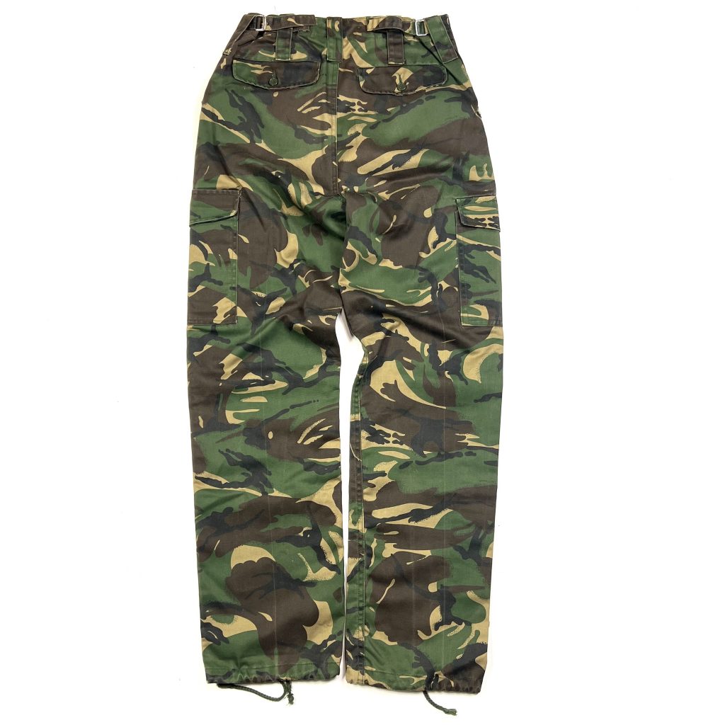 elastic tie bottom camouflage combat trousers