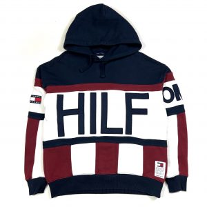 A One Off Vintage Tommy Hilfiger Embroidered Spell Out Archive Hoodie