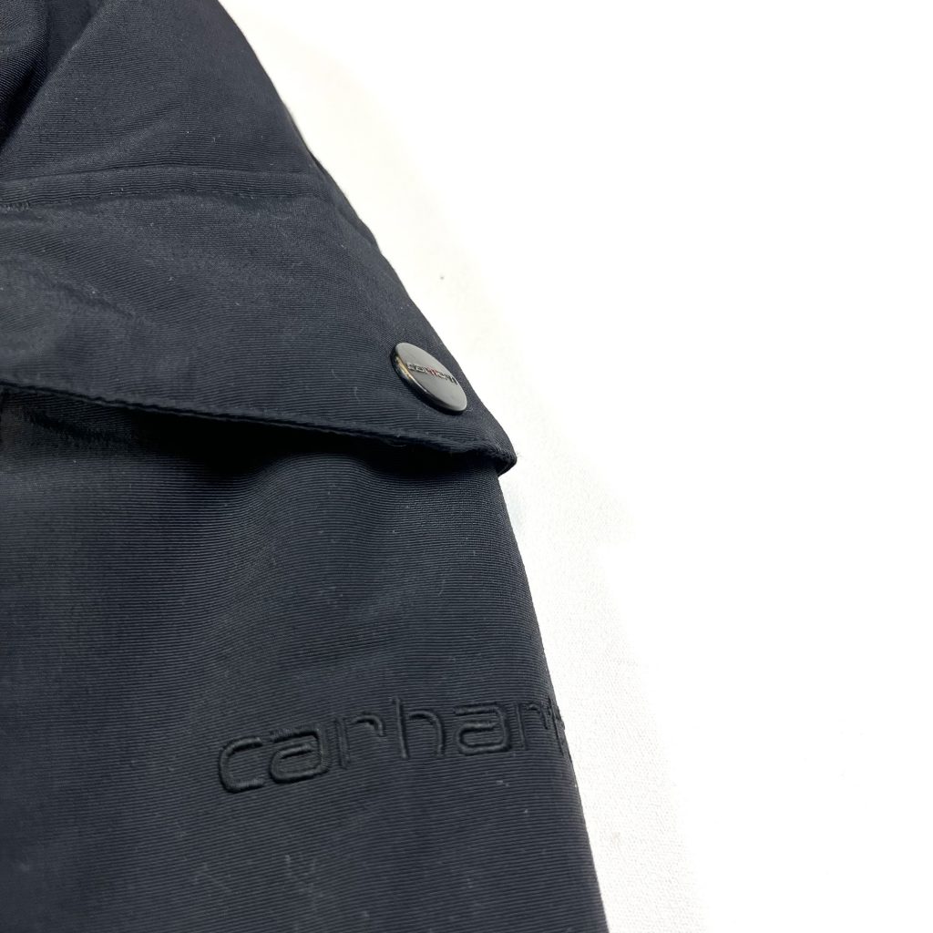 A Black Vintage Carhartt Anchorage Parka Coat Jacket