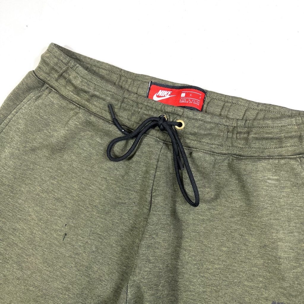 Nike Khaki Tech Fleece Cuffed Bottom Joggers