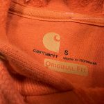 Vintage Carharrt Orange Hoodie