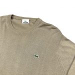 Brown Lacoste Knit Jumper With Crocodile Logo