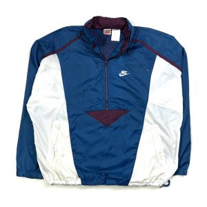 Blue Nike 90's Vintage Windbreaker Jacket