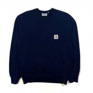 Vintage Carhartt Navy Pocket Sweatshirt
