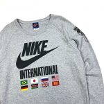 Vintage Nike International Printed Flag Grey Sweatshirt