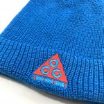Vintage Nike ACG Blue Embroidered Knitted Beanie Hat