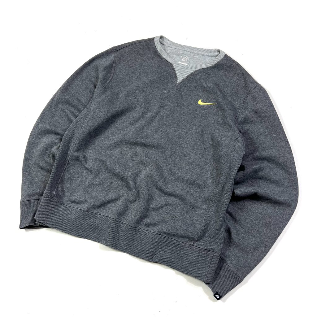 Nike Y2K Swoosh grey sweatshirt